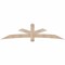 Ekena Millwork Alberta Smooth Timber Gable Bracket, Douglas Fir, 96"W x 24"H x 1 1/2"D x 5 1/2"F, 6/12 Pitch GBW096X24X0206ALB00SDF - alternate 1